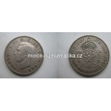 2 Shillings 1947 - Anglie Jiří VI